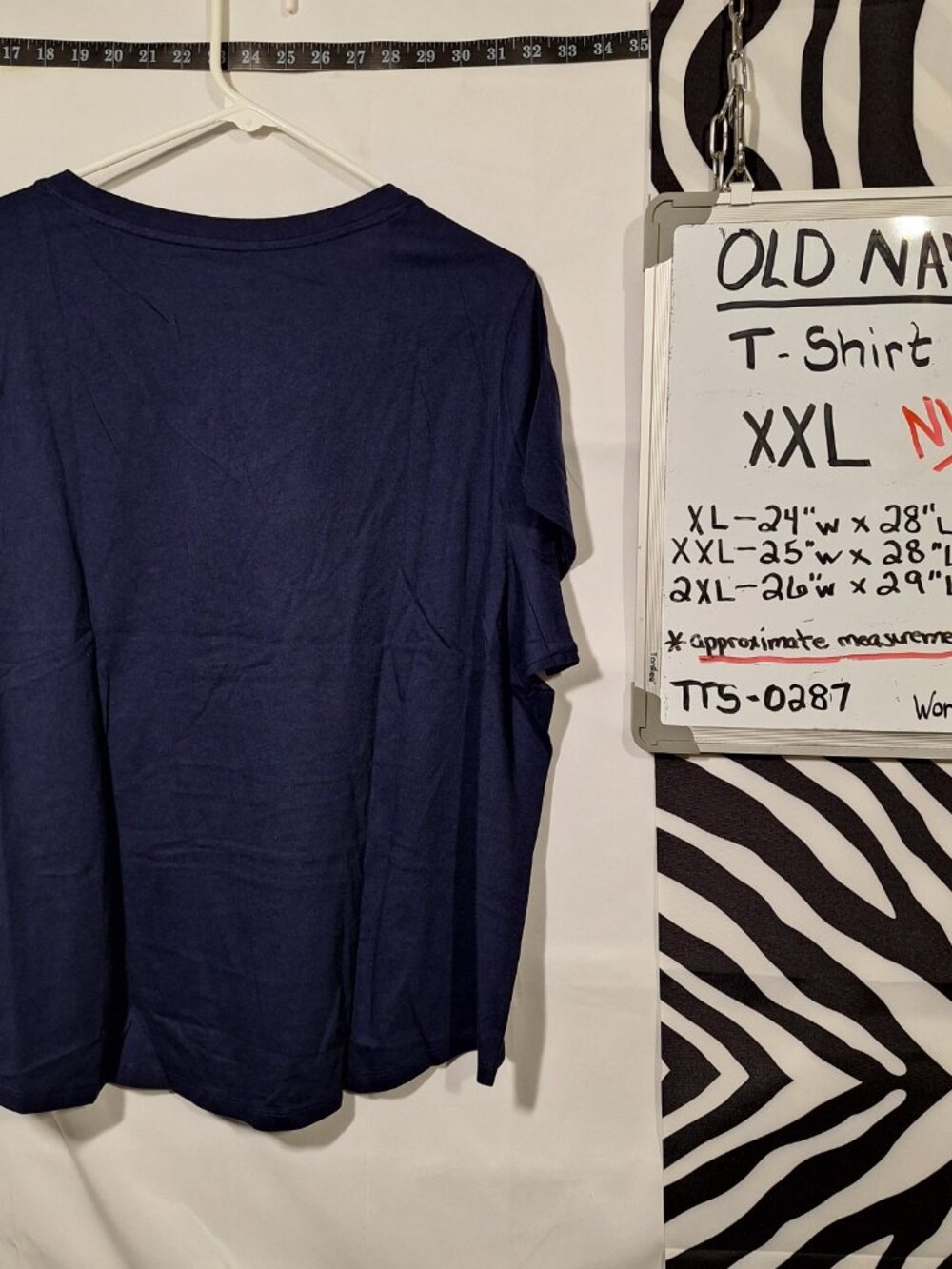 NWT Old Navy Shirt. Navy Blue, XXL - Picture 2 of 6